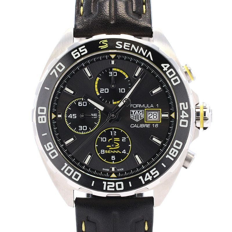 【中古】TAG HEUER FORMULA 1 AYRTON SENNA SPECIAL EDITION タグ・ホイヤー フォーミュラ1 アイルトン・セナ スペシャルエディション CAZ201B.FC6487