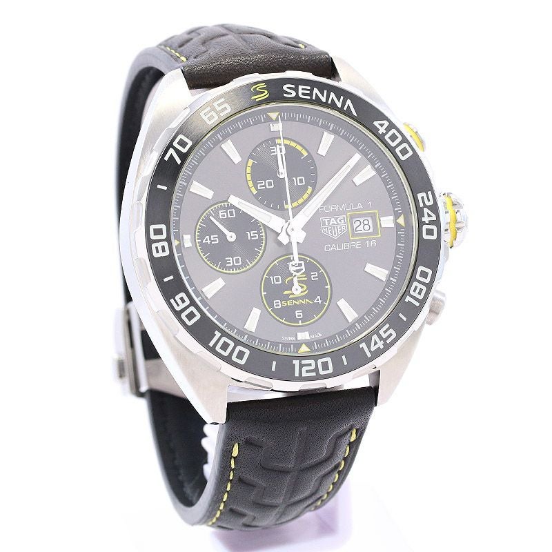 【中古】TAG HEUER FORMULA 1 AYRTON SENNA SPECIAL EDITION タグ・ホイヤー フォーミュラ1 アイルトン・セナ スペシャルエディション CAZ201B.FC6487