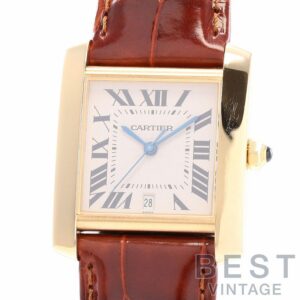 【中古】CARTIER TANK FRANCAISE LARGE MODEL カルティエ タンクフランセーズ LM W5000156