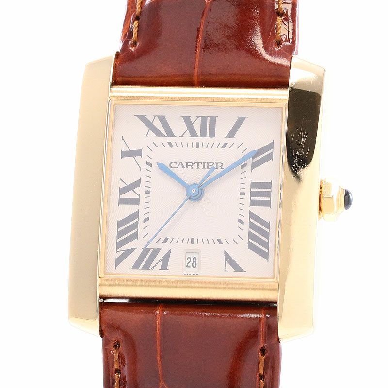 【中古】CARTIER TANK FRANCAISE LARGE MODEL カルティエ タンクフランセーズ LM W5000156