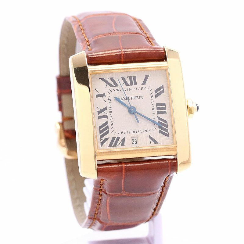 【中古】CARTIER TANK FRANCAISE LARGE MODEL カルティエ タンクフランセーズ LM W5000156