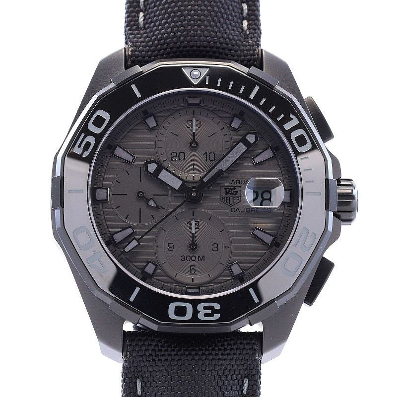 【中古】TAG HEUER SPECIAL EDITION AQUARACER 300M CHRONOGRAPH BLACK PHANTOM タグ・ホイヤー スペシャルエディション アクアレーサー 300M クロノグラフ ブラックファントム CAY218B.FC6370