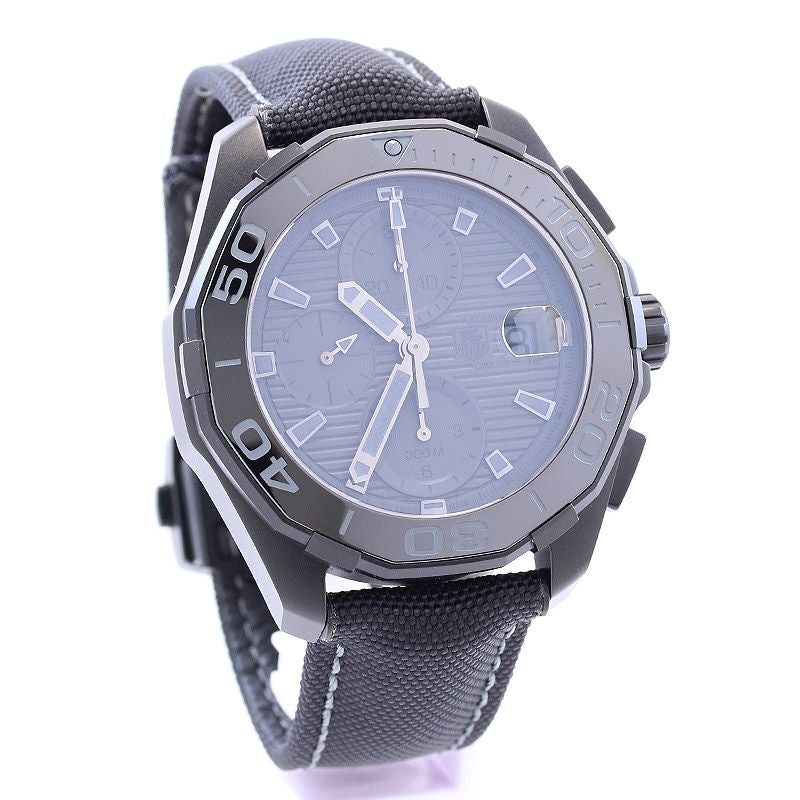 【中古】TAG HEUER SPECIAL EDITION AQUARACER 300M CHRONOGRAPH BLACK PHANTOM タグ・ホイヤー スペシャルエディション アクアレーサー 300M クロノグラフ ブラックファントム CAY218B.FC6370
