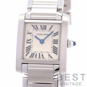 【中古】CARTIER TANK FRANCAISE SMALL MODEL カルティエ タンク フランセーズ SM W51008Q3