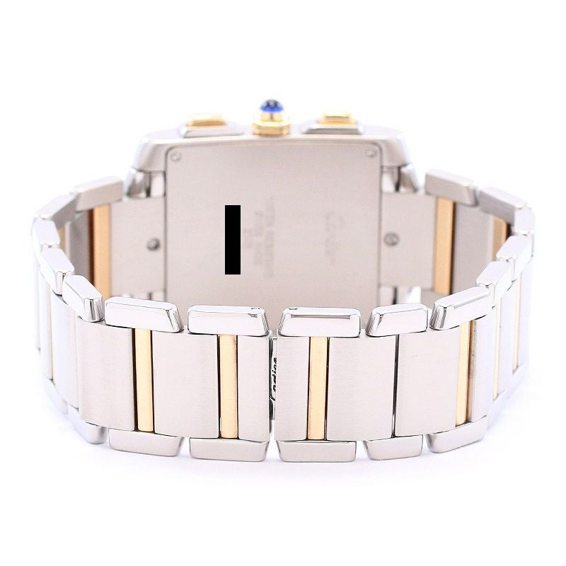 【中古】CARTIER TANK FRANCAISE EXTRA-LARGE MODEL CHRONO REFLEX カルティエ タンクフランセーズXL クロノリフレックス W51004Q4