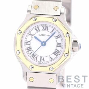 【中古】CARTIER SANTOS RONDE SMALL MODEL / SANTOS OCTAGON SMALL MODEL カルティエ サントスロンドSM / サントスオクタゴンSM 82037288