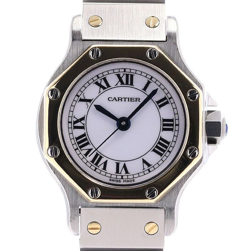 【中古】CARTIER SANTOS RONDE SMALL MODEL / SANTOS OCTAGON SMALL MODEL カルティエ サントスロンドSM / サントスオクタゴンSM 82037288