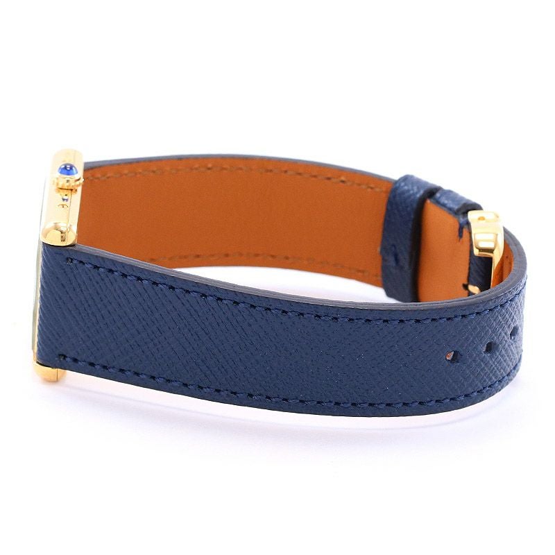 【中古】CARTIER MUST TANK LARGE MODEL VERMEIL TRINITY DIAL カルティエ マストタンクLM ヴェルメイユ トリニティダイヤル W1006254 (590005)