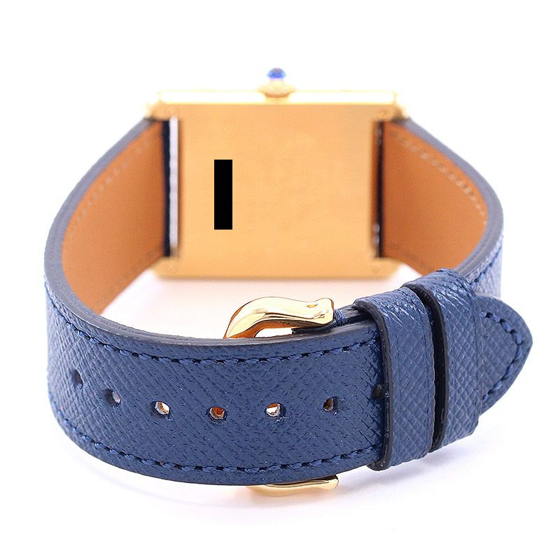 【中古】CARTIER MUST TANK LARGE MODEL VERMEIL TRINITY DIAL カルティエ マストタンクLM ヴェルメイユ トリニティダイヤル W1006254 (590005)