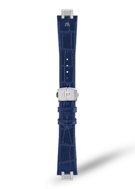 MAURICE LACROIX Blue Calf Leather Strap モーリス・ラクロア ブルーカーフレザーストラップ AI6008、AI6058、AI6158のモデルと互換性あり ML823-005052
