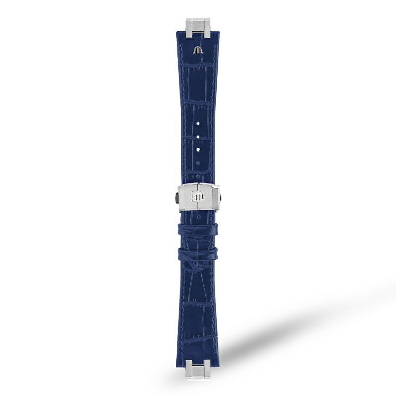 MAURICE LACROIX Blue Calf Leather Strap モーリス・ラクロア ブルーカーフレザーストラップ AI6008、AI6058、AI6158のモデルと互換性あり ML823-005052