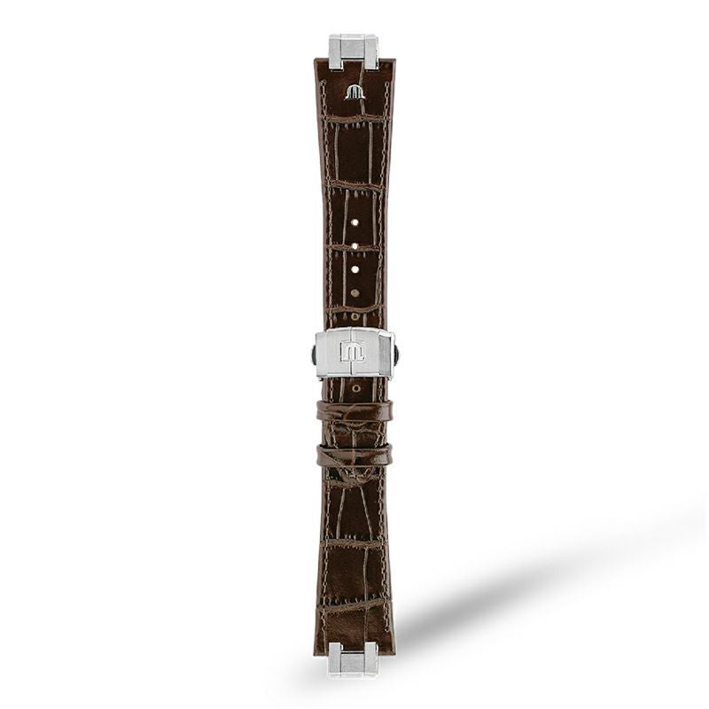 MAURICE LACROIX Brown Calf Leather Strap モーリス・ラクロア ブラウンカーフレザーストラップ AI6008、AI6058、AI6158のモデルと互換性あり ML823-005050