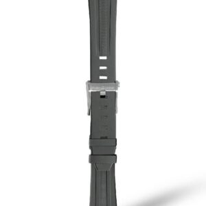 MAURICE LACROIX Gray Rubber Strap モーリス・ラクロア グレーラバーストラップ AI1108、AI6007、AI6057のモデルと互換性あり ML822-005021