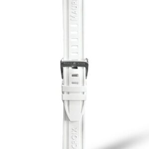 MAURICE LACROIX White Rubber Strap モーリス・ラクロア ホワイトラバーストラップ PT6248のモデルと互換性あり ML822-005084