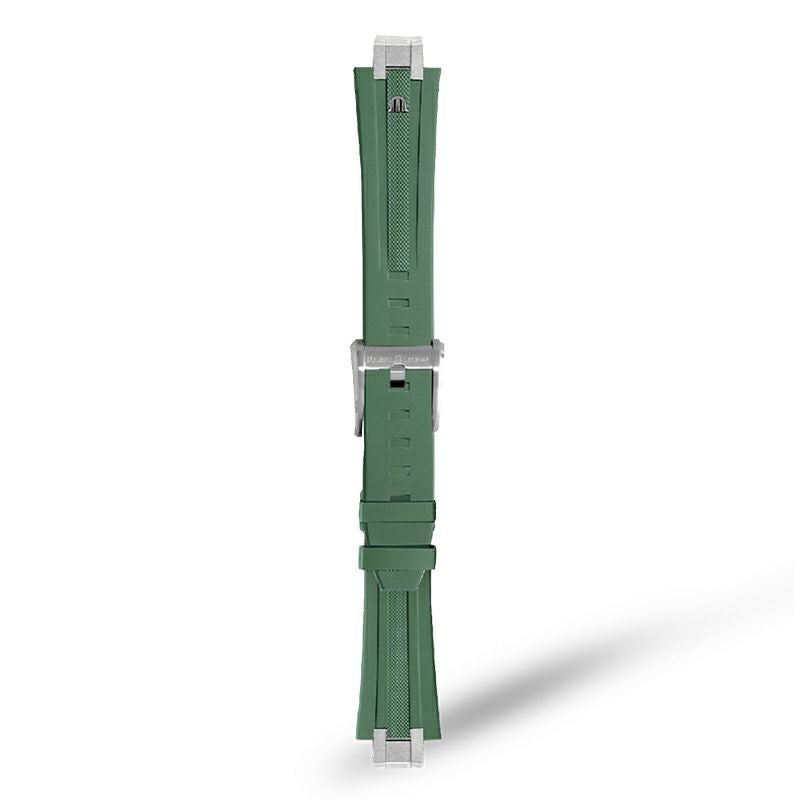 MAURICE LACROIX Green Rubber Strap モーリス・ラクロア グリーンラバーストラップ AI6008、AI6058、AI6158のモデルと互換性あり ML822-005025