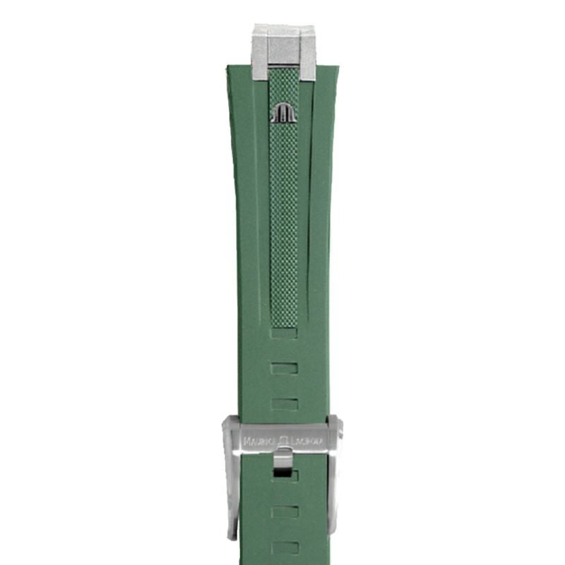 MAURICE LACROIX Green Rubber Strap モーリス・ラクロア グリーンラバーストラップ AI6008、AI6058、AI6158のモデルと互換性あり ML822-005025