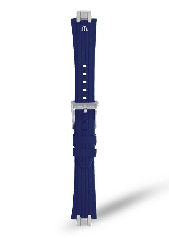 MAURICE LACROIX Blue Rubber Strap モーリス・ラクロア ブルーラバーストラップ AI6038およびAI6088のモデルと互換性あり ML822-005027