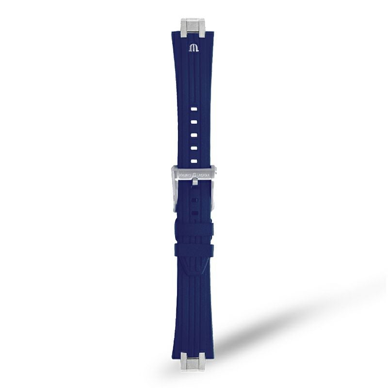 MAURICE LACROIX Blue Rubber Strap モーリス・ラクロア ブルーラバーストラップ AI6038およびAI6088のモデルと互換性あり ML822-005027