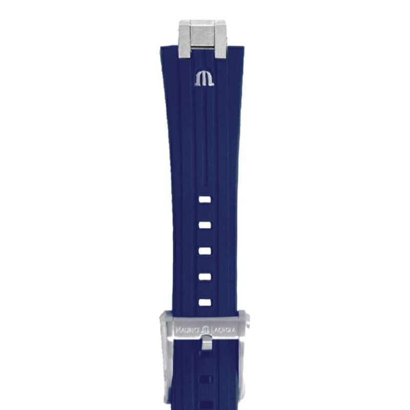 MAURICE LACROIX Blue Rubber Strap モーリス・ラクロア ブルーラバーストラップ AI6038およびAI6088のモデルと互換性あり ML822-005027
