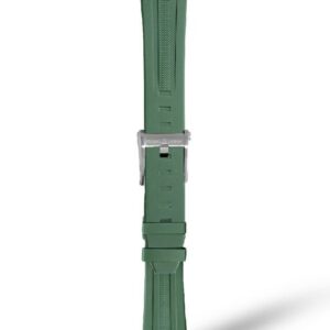 MAURICE LACROIX Green Rubber Strap モーリス・ラクロア グリーンラバーストラップ AI1108、AI6007、AI6057のモデルと互換性あり ML822-005030