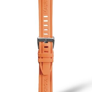 MAURICE LACROIX Orange Rubber Strap モーリス・ラクロア オレンジのラバーストラップ PT6248のモデルと互換性あり ML822-005080