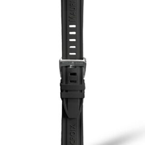 MAURICE LACROIX Black Rubber Strap モーリス・ラクロア ブラックラバーストラップ PT6248のモデルと互換性あり ML822-005081