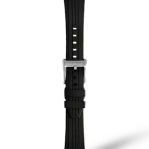 MAURICE LACROIX Black Rubber Strap モーリス・ラクロア ブラックラバーストラップ AI6038およびAI6088のモデルと互換性あり ML822-005028