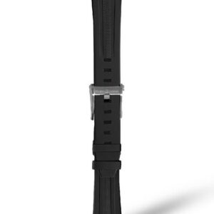 MAURICE LACROIX Black Rubber Strap モーリス・ラクロア ブラックラバーストラップ AI1108、AI6007、AI6057のモデルと互換性あり ML822-005023