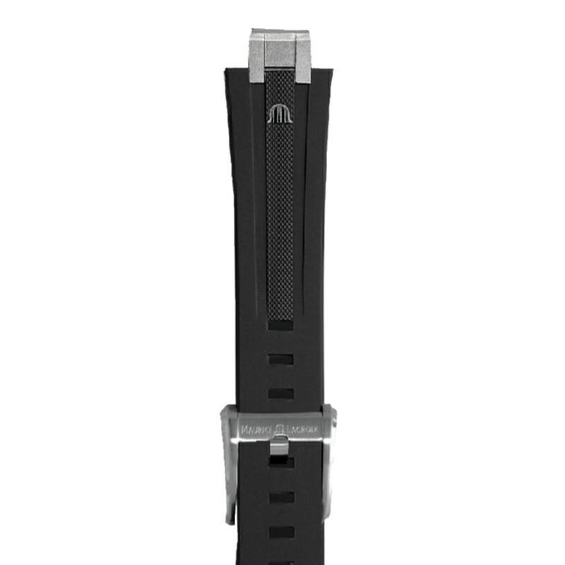 MAURICE LACROIX Black Rubber Strap モーリス・ラクロア ブラックラバーストラップ AI1108、AI6007、AI6057のモデルと互換性あり ML822-005023