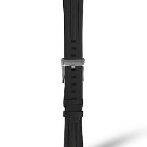 MAURICE LACROIX Black Rubber Strap モーリス・ラクロア ブラックラバーストラップ AI6008、AI6058、AI6158のモデルと互換性あり ML822-005022