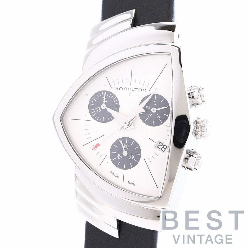 【中古】HAMILTON VENTURA CHRONO QUARTZ ハミルトン ベンチュラ クロノ クォーツ H24432751 (H244320)