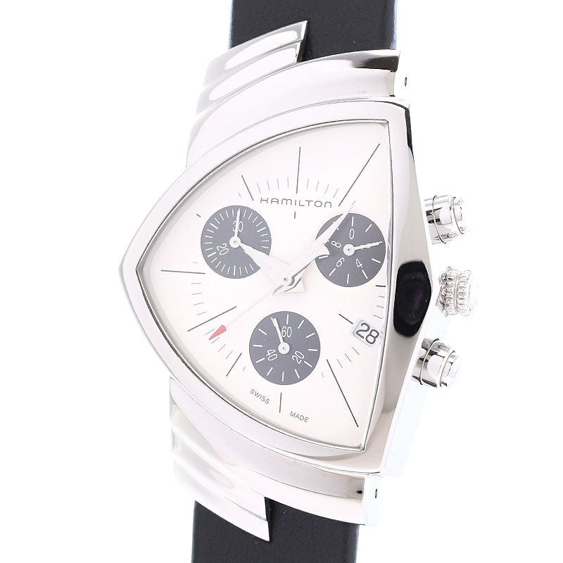 【中古】HAMILTON VENTURA CHRONO QUARTZ ハミルトン ベンチュラ クロノ クォーツ H24432751 (H244320)
