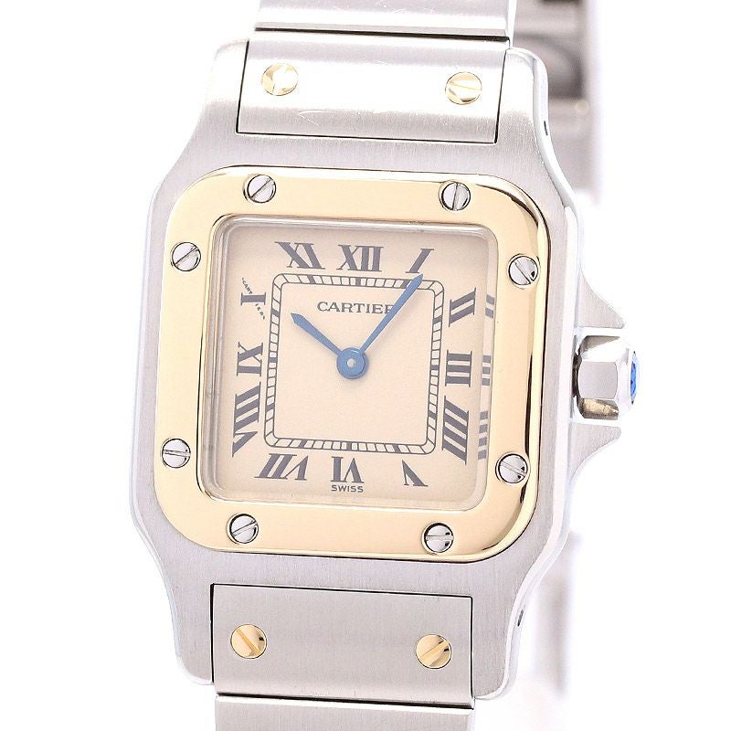 【中古】CARTIER SANTOS GALBEE SMALL MODEL カルティエ サントス ガルベ SM W20012C4