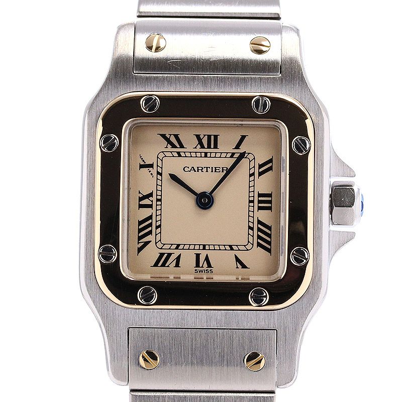 【中古】CARTIER SANTOS GALBEE SMALL MODEL カルティエ サントス ガルベ SM W20012C4