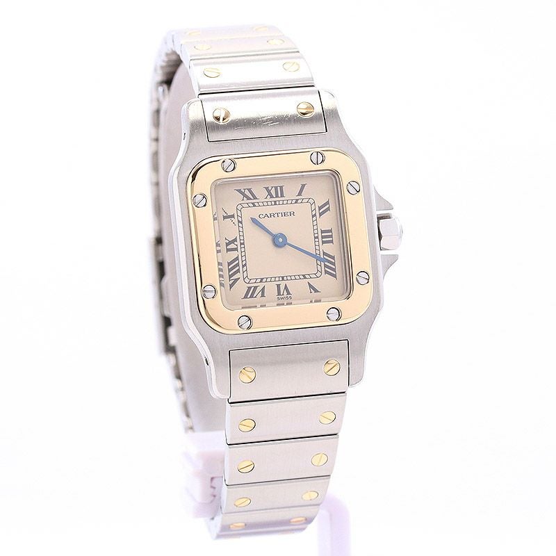 【中古】CARTIER SANTOS GALBEE SMALL MODEL カルティエ サントス ガルベ SM W20012C4