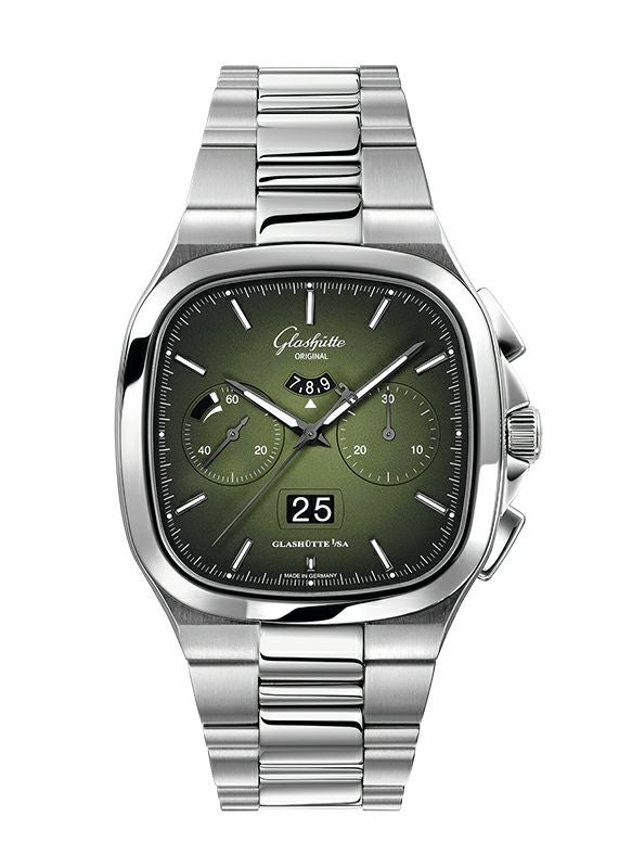 GLASHUTTE ORIGINAL Seventies Chronograph Panorama Date グラスヒュッテ・オリジナル セブンティーズ・クロノグラフ・パノラマデイト 1-37-02-09-02-70