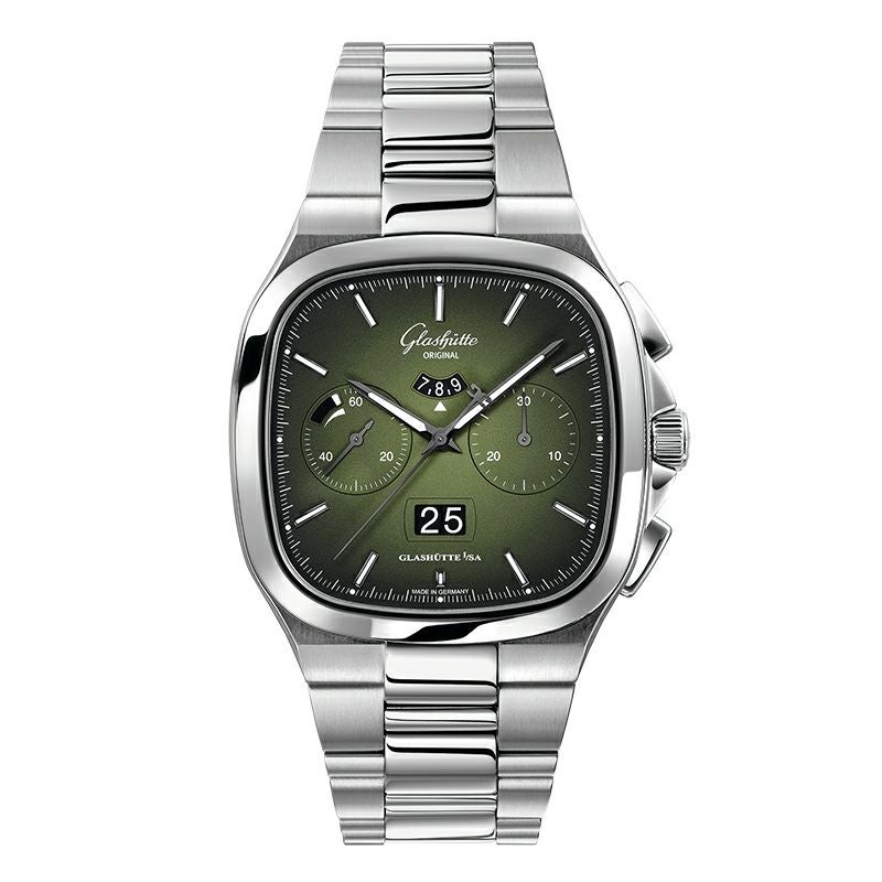GLASHUTTE ORIGINAL Seventies Chronograph Panorama Date グラスヒュッテ・オリジナル セブンティーズ・クロノグラフ・パノラマデイト 1-37-02-09-02-70
