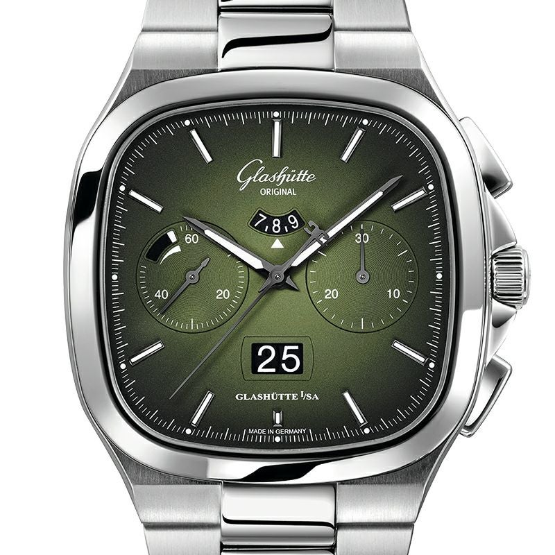 GLASHUTTE ORIGINAL Seventies Chronograph Panorama Date グラスヒュッテ・オリジナル セブンティーズ・クロノグラフ・パノラマデイト 1-37-02-09-02-70
