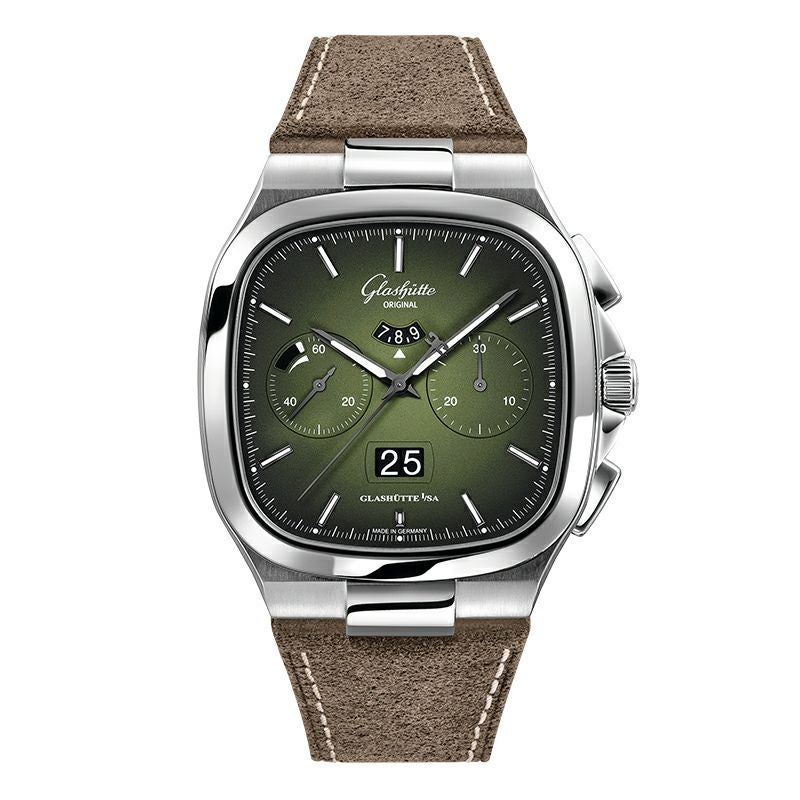 GLASHUTTE ORIGINAL Seventies Chronograph Panorama Date グラスヒュッテ・オリジナル セブンティーズ・クロノグラフ・パノラマデイト 1-37-02-09-02-62