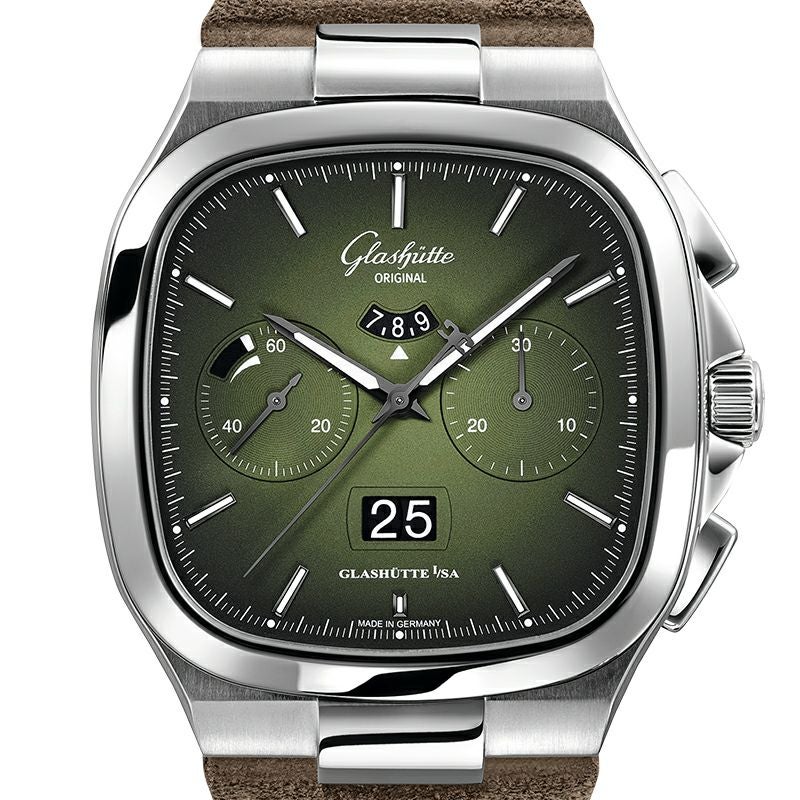 GLASHUTTE ORIGINAL Seventies Chronograph Panorama Date グラスヒュッテ・オリジナル セブンティーズ・クロノグラフ・パノラマデイト 1-37-02-09-02-62