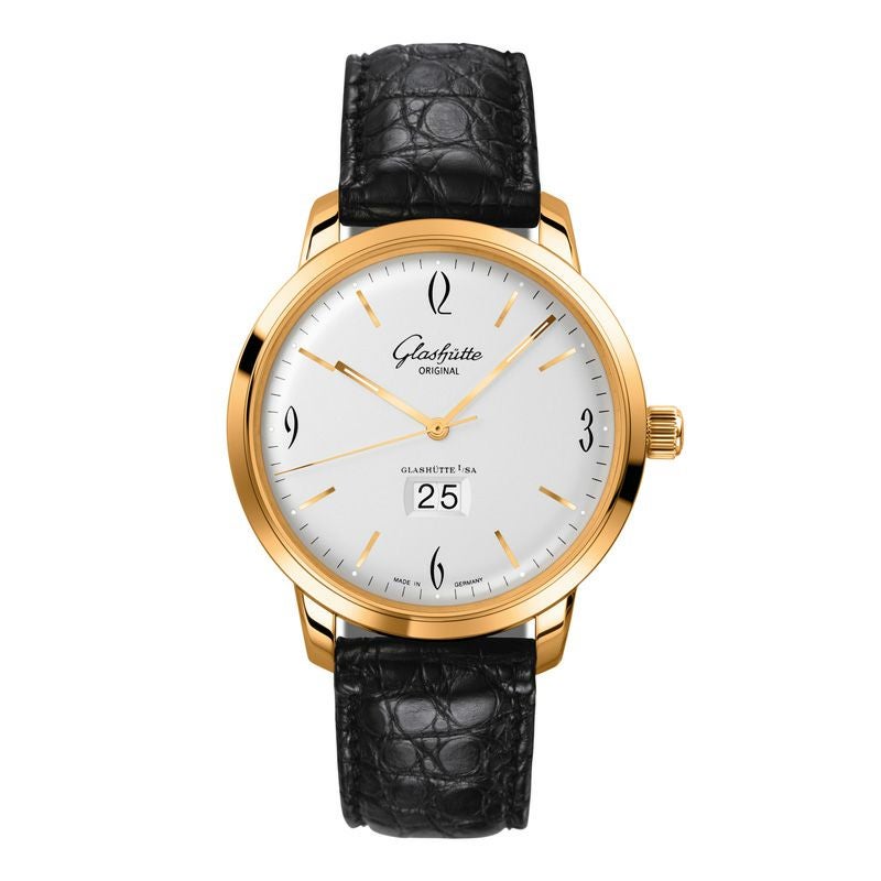 GLASHUTTE ORIGINAL Sixties Panorama Date グラスヒュッテ・オリジナル シックスティーズ・パノラマデイト 2-39-47-01-01-04