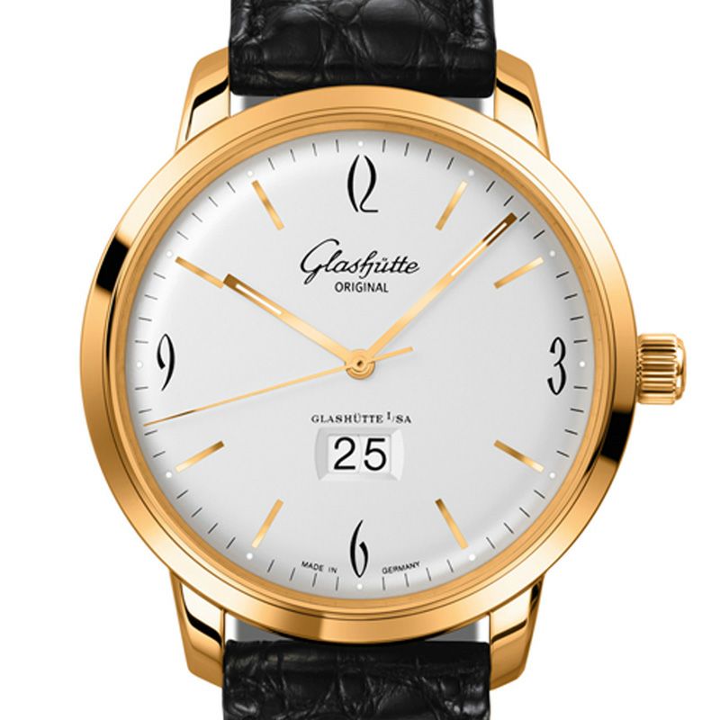 GLASHUTTE ORIGINAL Sixties Panorama Date グラスヒュッテ・オリジナル シックスティーズ・パノラマデイト 2-39-47-01-01-04