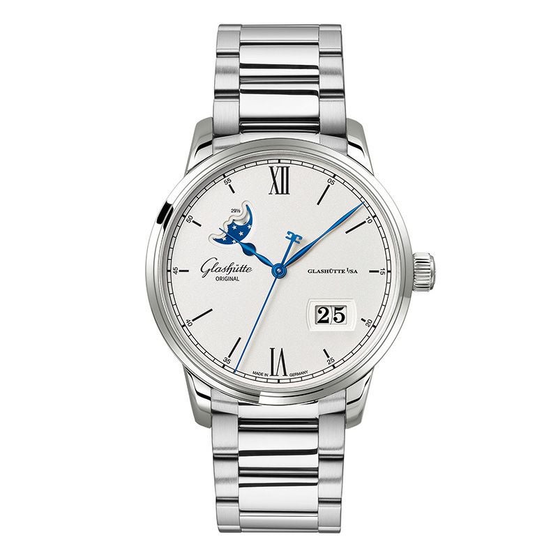 GLASHUTTE ORIGINAL Senator Excellence Panorama Date Moon Phase グラスヒュッテ・オリジナル セネタ・エクセレンス・パノラマデイト・ムーンフェイズ 1-36-04-01-02-71