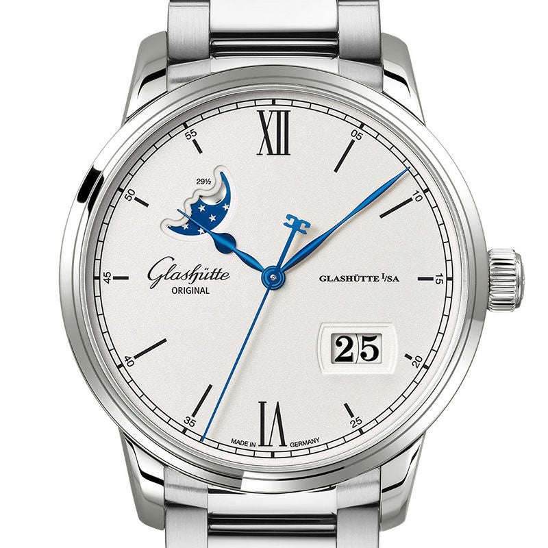 GLASHUTTE ORIGINAL Senator Excellence Panorama Date Moon Phase グラスヒュッテ・オリジナル セネタ・エクセレンス・パノラマデイト・ムーンフェイズ 1-36-04-01-02-71
