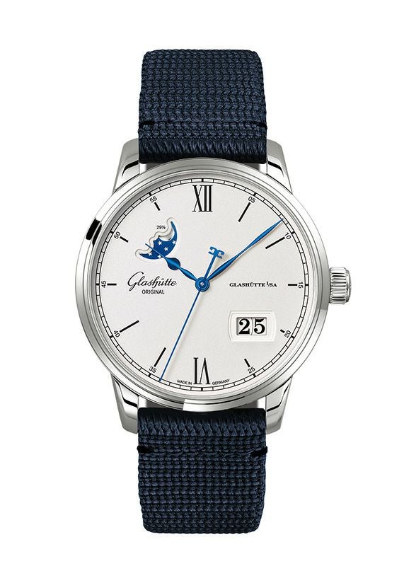 GLASHUTTE ORIGINAL Senator Excellence Panorama Date Moon Phase グラスヒュッテ・オリジナル セネタ・エクセレンス・パノラマデイト・ムーンフェイズ 1-36-04-01-02-64