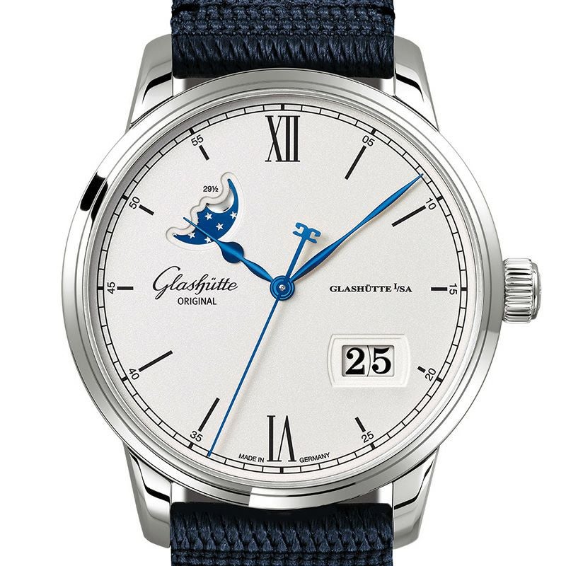 GLASHUTTE ORIGINAL Senator Excellence Panorama Date Moon Phase グラスヒュッテ・オリジナル セネタ・エクセレンス・パノラマデイト・ムーンフェイズ 1-36-04-01-02-64