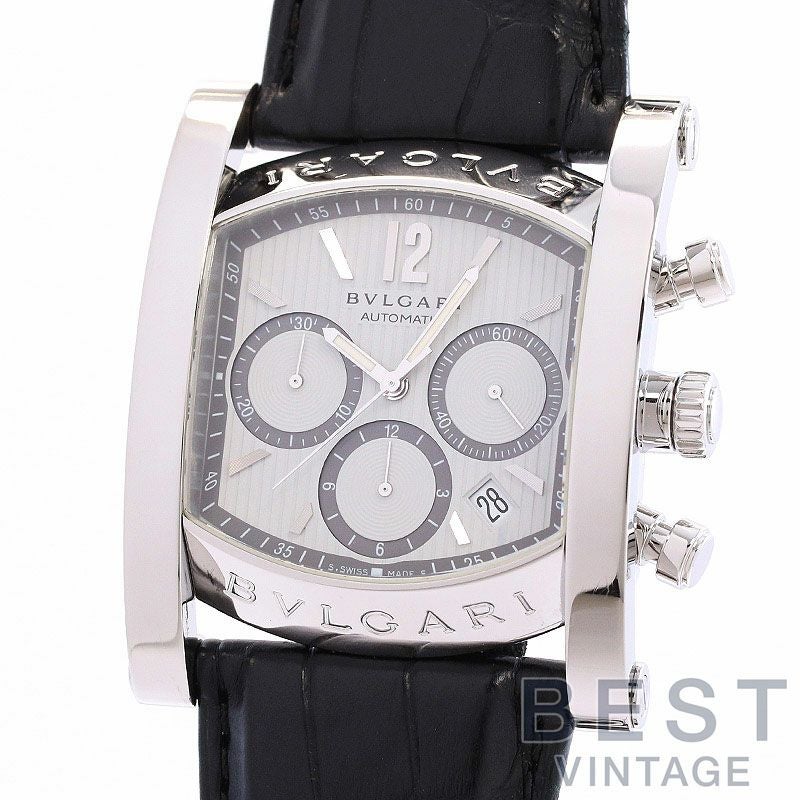 【中古】BVLGARI ASSIOMA CHRONOGRAPH JAPAN LIMITED EDITION ブルガリ アショーマ クロノグラフ 日本限定 AA48C6SLDCH/JP