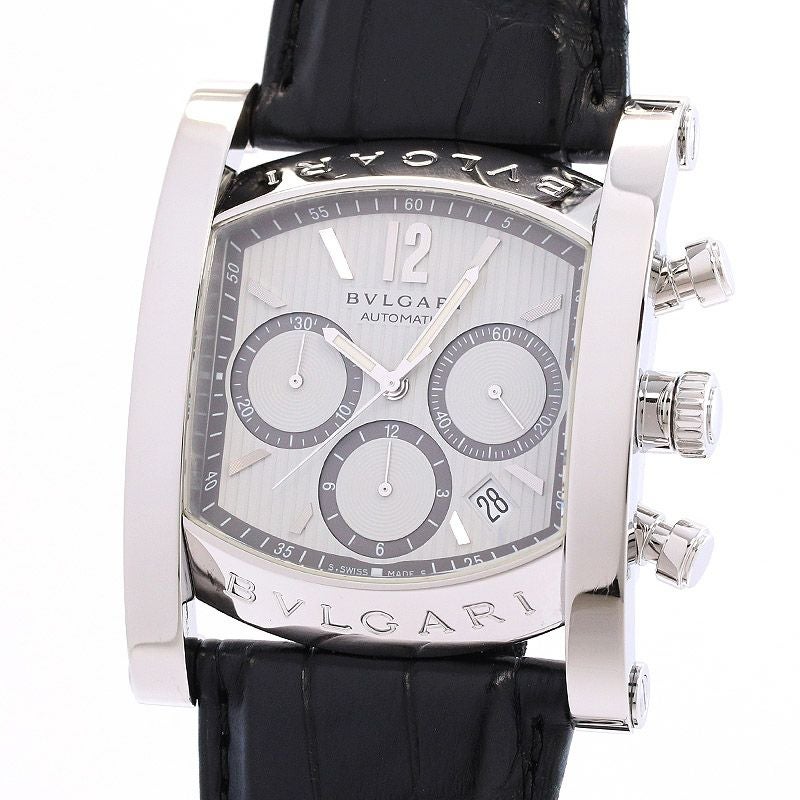 【中古】BVLGARI ASSIOMA CHRONOGRAPH JAPAN LIMITED EDITION ブルガリ アショーマ クロノグラフ 日本限定 AA48C6SLDCH/JP