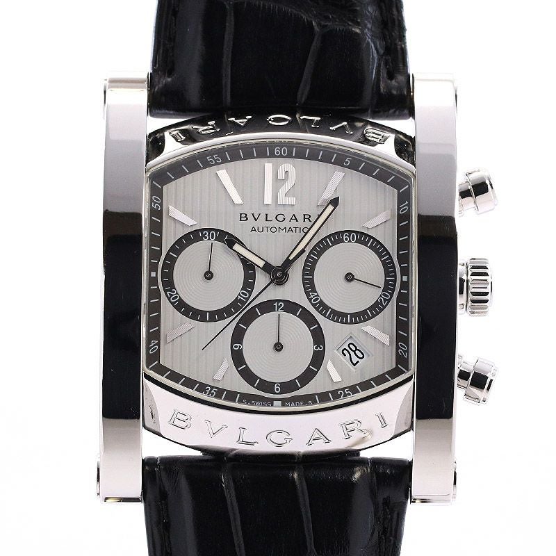 【中古】BVLGARI ASSIOMA CHRONOGRAPH JAPAN LIMITED EDITION ブルガリ アショーマ クロノグラフ 日本限定 AA48C6SLDCH/JP