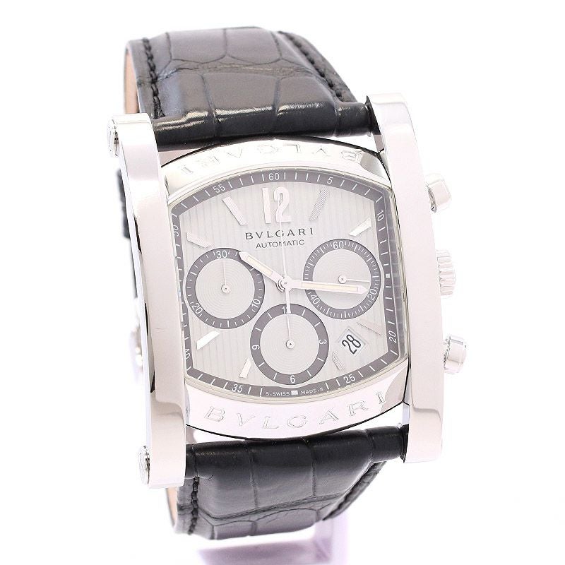 【中古】BVLGARI ASSIOMA CHRONOGRAPH JAPAN LIMITED EDITION ブルガリ アショーマ クロノグラフ 日本限定 AA48C6SLDCH/JP
